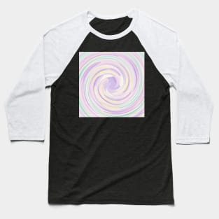 Swirl of Diamond Unicorn Dots Pattern Baseball T-Shirt